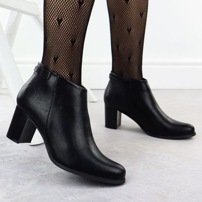 6. Klasyczne botki damskie na słupku Jezzi ASA125-36