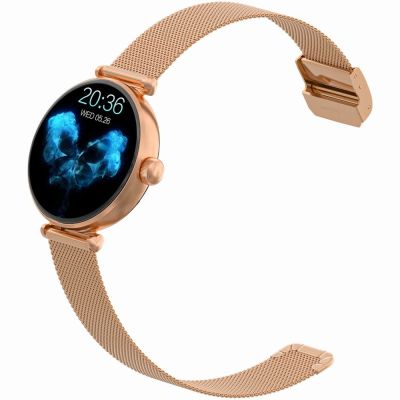 7. Smartwatch Gravity Różowe Złoto Biały 2 Paski GT26-2