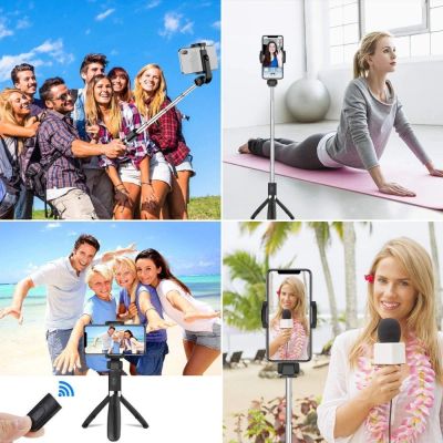 11. Selfie stick Tech-Protect L01S Bluetooth z tripodem do 70cm - czarny