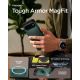 9. Etui Spigen Tough Armor Mag MagSafe na Google Pixel 11 Pro - ciemnozielone