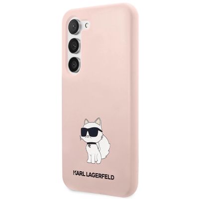 2. Etui Karl Lagerfeld Silicone Choupette na Samsung Galaxy S23+ - różowe