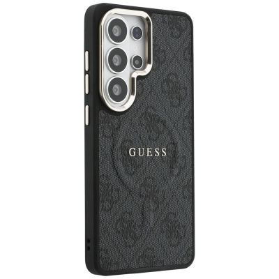 4. Etui Guess 4G Embossed Ring MagSafe na Samsung Galaxy S26 Ultra - czarne