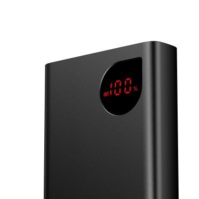 7. Baseus Adaman powerbank z szybkim ładowaniem 20000mAh 22.5W + kabel USB-A - USB-C 3A 0.3m czarny