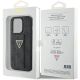 9. Etui Guess Grip Stand 4G Triangle Strass na iPhone 15 Pro - czarne