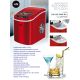 9. Kostkarka do lodu LIN ICE PRO-R12 czerwona