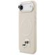 2. Etui Karl Lagerfeld Karl & Choupette Pins MagSafe do iPhone Air - beżowe