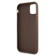 7. Etui Guess 4G Stripe na iPhone 11 / Xr 6,1" - brązowe