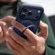 5. Etui AMAZINGTHING Cloudie na iPhone 17 Pro Max z podstawką - niebieskie
