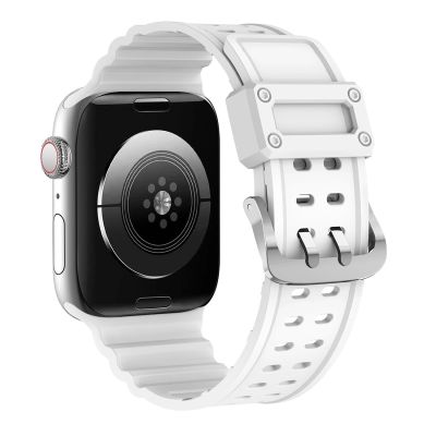 3. Pasek Strap Triple Protection do Apple Watch 38 / 40 / 41 mm opaska bransoleta - biały