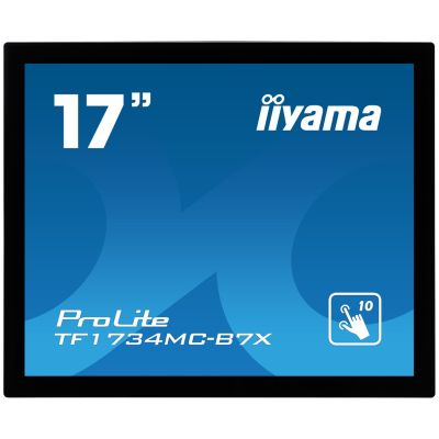 2. iiyama TF1734MC-B7X monitor komputerowy 43,2 cm (17") 1280 x 1024 px SXGA LED Ekran dotykowy Czarny