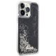 4. Etui Guess Liquid Glitter Marble na iPhone 14 Pro Max - czarne