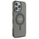 4. Etui Guess IML Rhinestones MagSafe na iPhone 16 Pro Max - czarne