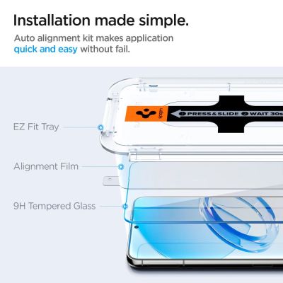 7. Szkło hartowane Spigen Glas.tR EZ Fit na Samsung Galaxy S23 - 2 szt.