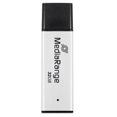 MediaRange MR1900 pamięć USB 32 GB USB Typu-A 3.2 Gen 1 (3.1 Gen 1) Czarny, Srebrny