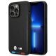 Etui BMW Leather Stamp Tricolor na iPhone 14 Pro - czarne