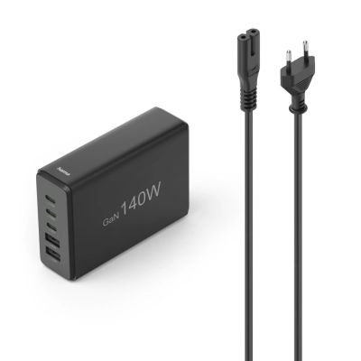 2. Hama 00201978 ładowarka do urządzeń przenośnych Laptop, Power bank, Smartfon, Tablet Czarny Prąd przemienny Szybkie ładowanie Wewnętrzna