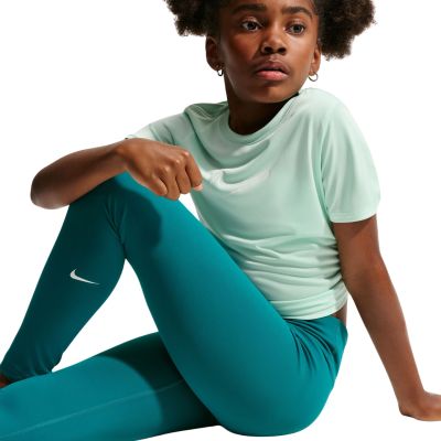 5. Legginsy dla dzieci Nike One zielone FZ5605 372