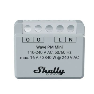 Inteligentny sterownik do pomiaru zużycia energii Z-Wave Shelly Wave PM Mini
