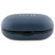 4. Słuchawki Bluetooth Guess Grained Classic Logo TWS + stacja dokująca - niebieske