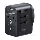 5. Adapter Ugreen S550 65W podróżny uniwersalny - czarny