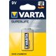 Bateria cynkowo-węglowe VARTA Superlife 9V 6F22 (Zn-C; x 1)