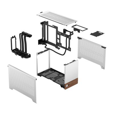10. Fractal Design Terra Small Form Factor (SFF) Srebrny