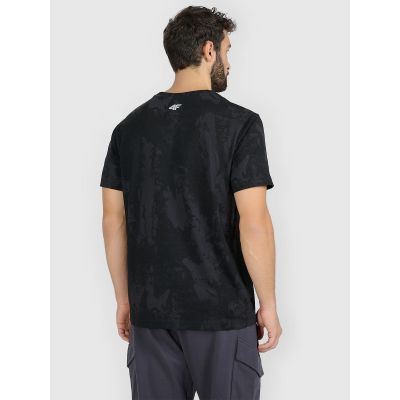 2. T-shirt regular z nadrukiem męski 4F 4FRAW25TTSHM3385-20A