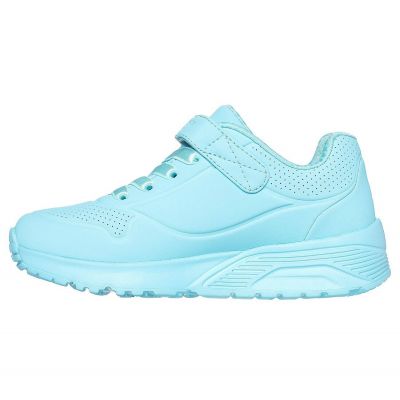 4. Buty sportowe dziecięce Skechers UNO LITE sneakersy na co dzień niebieskie (310451L-TURQ)