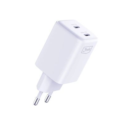 4. Ładowarka sieciowa 3mk Hyper Charger PD 45W QC4+ PPS 2C Super-Fast Charge 2.0 - biała