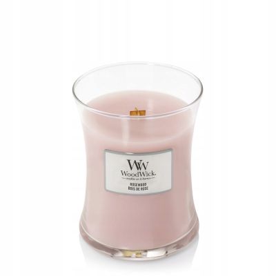 2. Świeca średnia ROSEWOOD WOODWICK