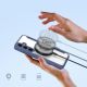 4. Etui Dux Ducis Skin X Pro na Samsung Galaxy S24+ z MagSafe i klapką - niebieskie