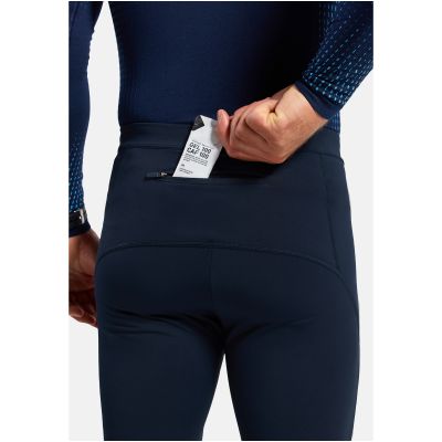 5. Legginsy męskie Odlo ESSENTIAL WARM Tights granatowe