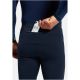 5. Legginsy męskie Odlo ESSENTIAL WARM Tights granatowe