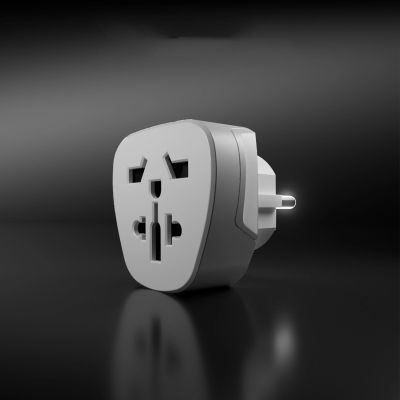 6. Adapter podróżny SBS Shucko/EU - uniwersalny - biały