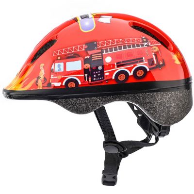6. Kask rowerowy Meteor KS06 Firetracker rozm. S  48-52 cm Jr 24837