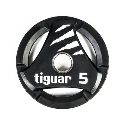 Talerz olimpijski tiguar  PU 5 kg TI-WTPU00500