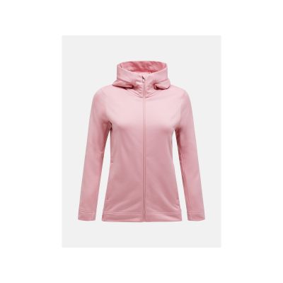 Bluza Peak Performance W Rider Tech Zip Hood różowy