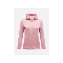Bluza Peak Performance W Rider Tech Zip Hood różowy