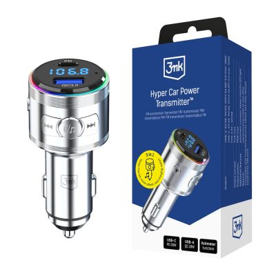 11. Transmiter 3w1 48W QC PD PPS USB-C USB-A 3mk Hyper Car Power Transmitter