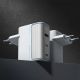 3. Ładowarka sieciowa Cuktech AD1003EU 100W GaN 2x USB-C + USB-A z kablem - biała
