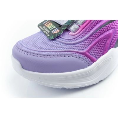 6. Skechers buty sportowe dziecięce Color Breeze LED dla dziewczynki