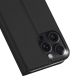 4. Etui Dux Ducis Skin Pro na iPhone 16 Pro z klapką i miejscem na kartę - czarne