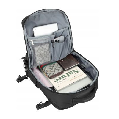 9. Plecak Podróżny Kabinowy NOVEEN CTB400 Black 40x20x25
