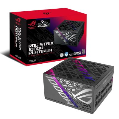 42. ASUS ROG -STRIX-1000P-GAMING-E moduł zasilaczy 1000 W 20+4 pin ATX ATX Czarny