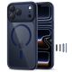 2. Etui Tech-Protect Magpeak Magsafe CC na iPhone 17 Pro Max - przezroczysto-granatowe