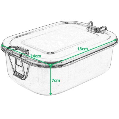 7. LUNCHBOX MENAŻKA STAL NIERDZEWNA 18X14CM REDCLIFFS