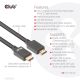 8. CLUB3D CAC-1375 kabel HDMI 5 m HDMI Typu A (Standard) Czarny