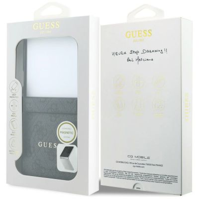8. Etui Guess 4G Classic MagSafe na Samsung Galaxy Z Flip 8 - czarne