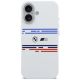 3. Etui BMW M Silicon Horizontal Line MagSafe na iPhone 17- białe