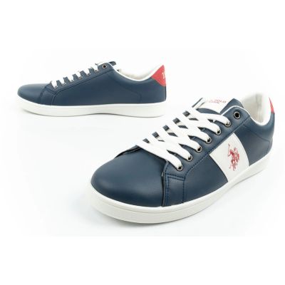 8. U.S. Polo Assn. buty trampki sneakersy męskie modne granatowe wygodne